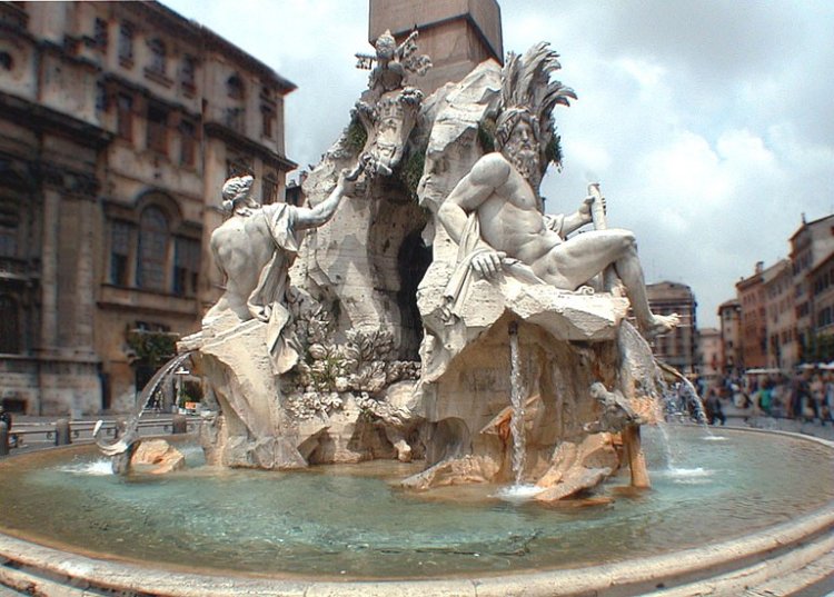 Fontana dei 4 fiumi(P.zza Navona)